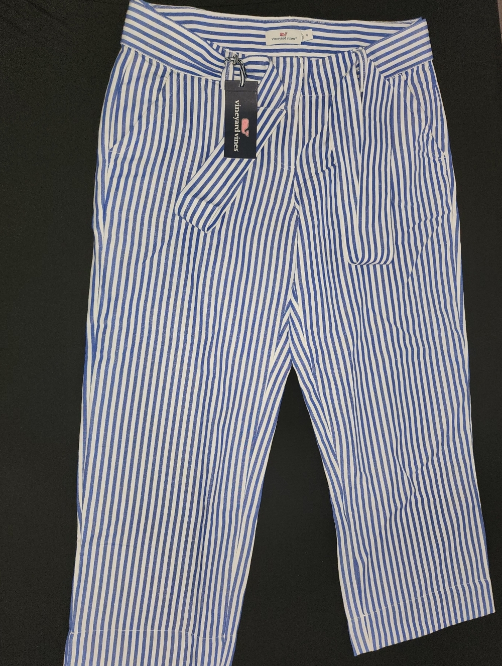 Vineyard Vines Blue & White Striped Pants - Picture 2 of 9